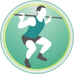 squats coach android application logo